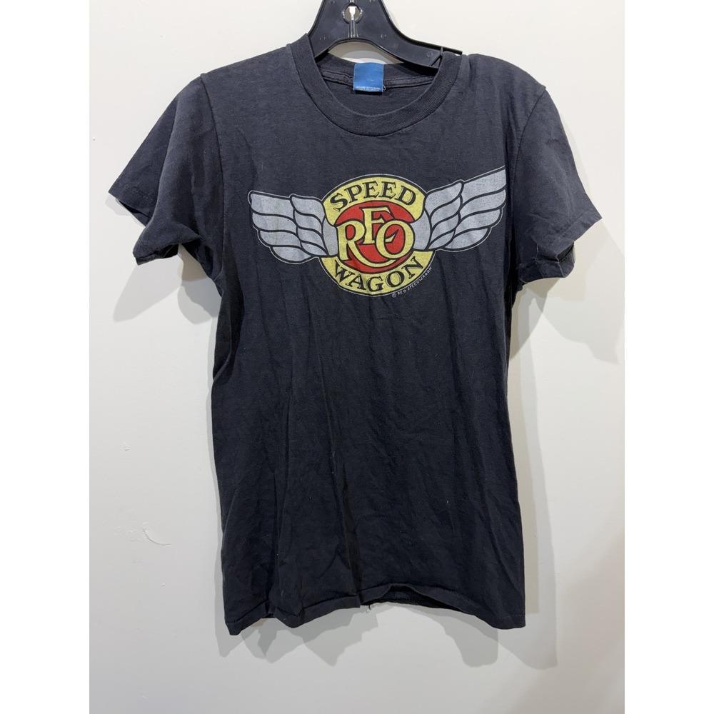 Vintage 1981~REO Speed Wagon~Single Stitch T-Shirt~Double Sided~Screen Stars~M